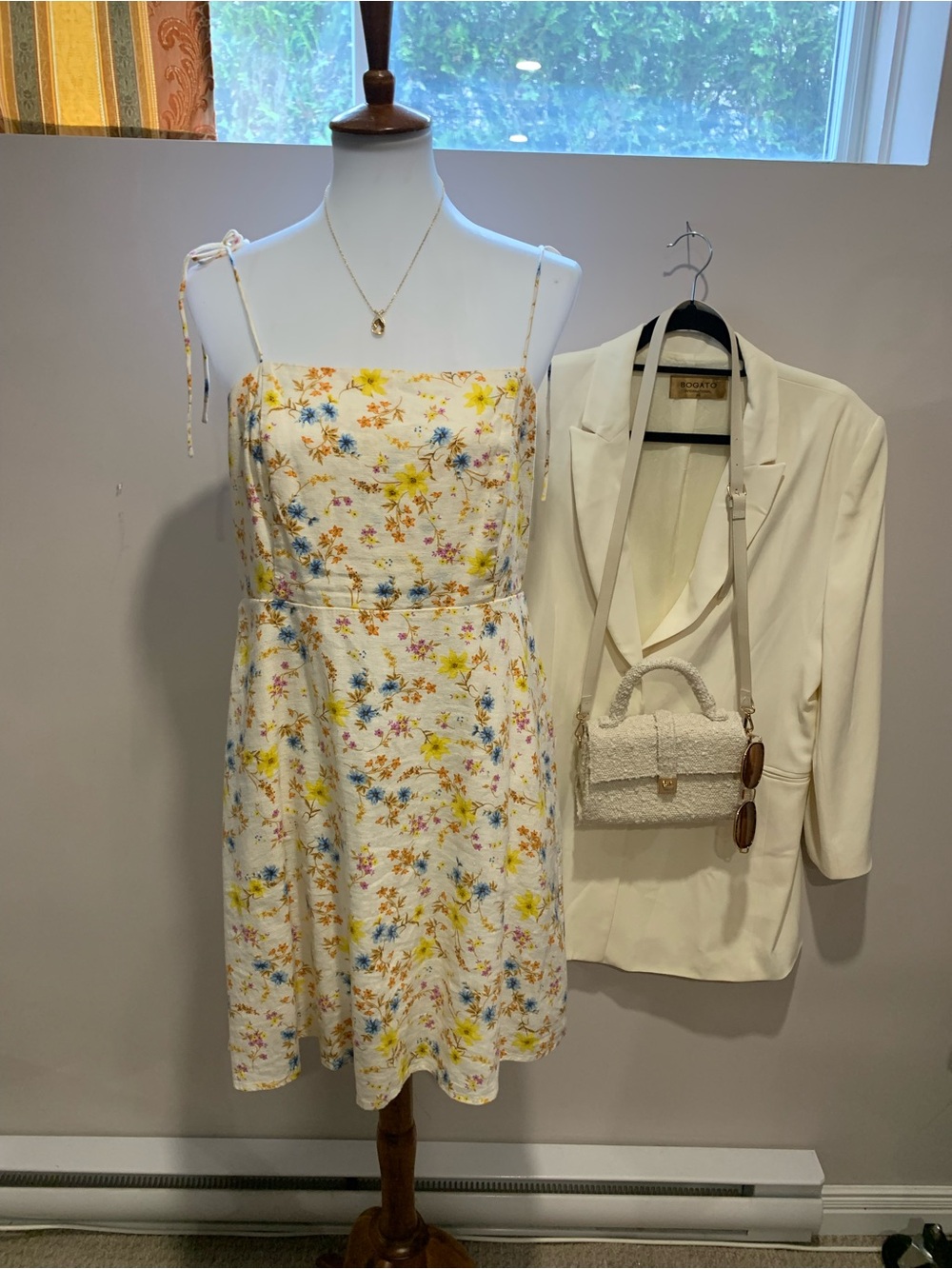 NWT sundress  linen blend by Old Navy